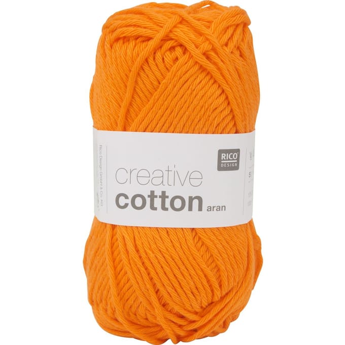 Rico Design Creative Cotton aran - Mandarijn