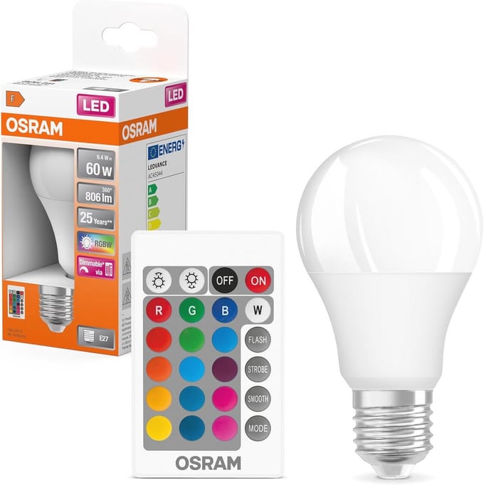LED lamp E27 | Warm wit 2700K | 9W | Dimbaar | Energie-efficiëntieklasse A+