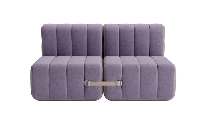 Ambivalenz Curt - Set van 4 - bv. Flexibele 2-zitter - Dama 0039 (lila)
