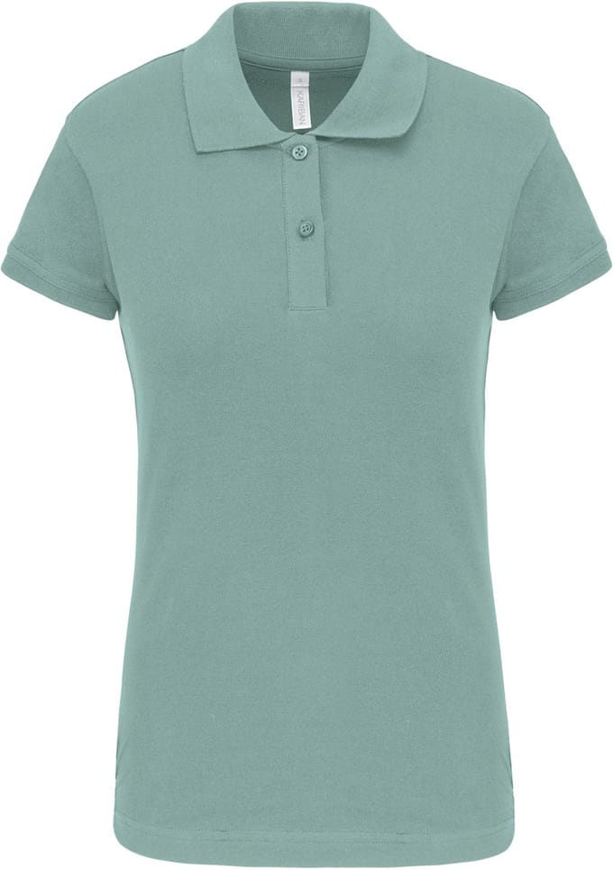 Kariban Piquépolo korte mouwen dames K240 - Sage - L