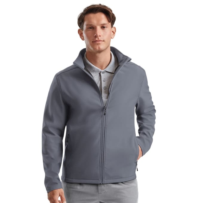 Russell Heren Essential Soft Shell Jas (IJzergrijs)