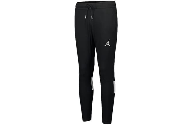Jordan Gebreide Joggingbroek Heren Zwart S black