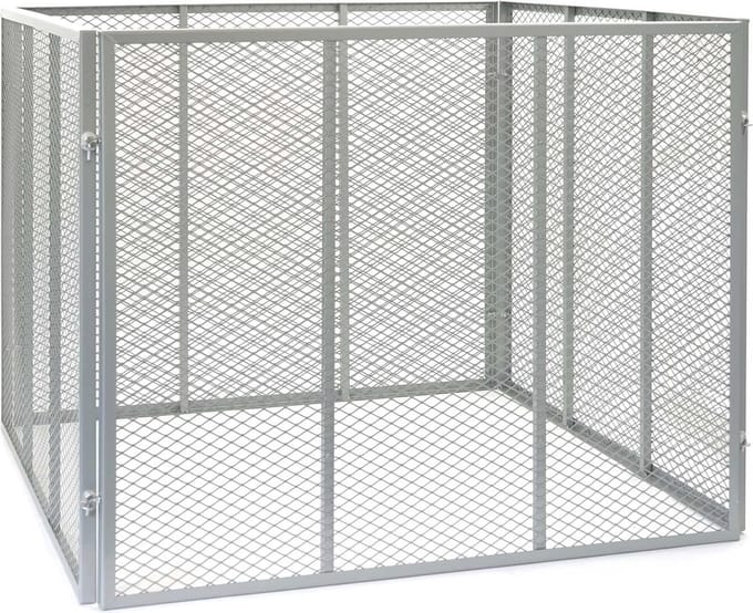 Compostbak 800L - Tuinafval Composteren - Weerbestendig Metalen Roosters
