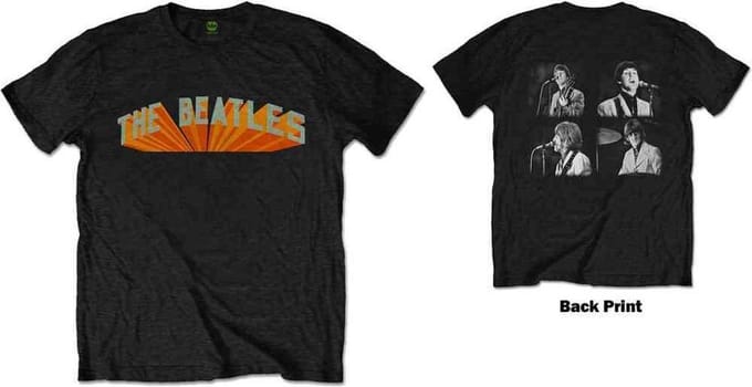 The Beatles Heren Tshirt -M- Live In Japan Zwart
