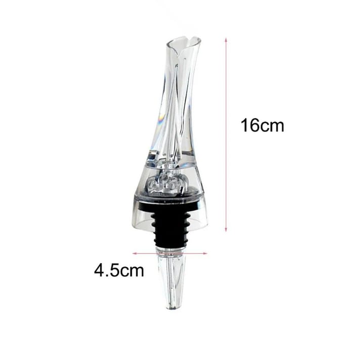 Schenktuit Premium Beluchtende Schenktuit Rode Wijn Decanteerkaraf Dop Tuit Stop Flessenmond Dispenser Decanteerkaraf Tuit white