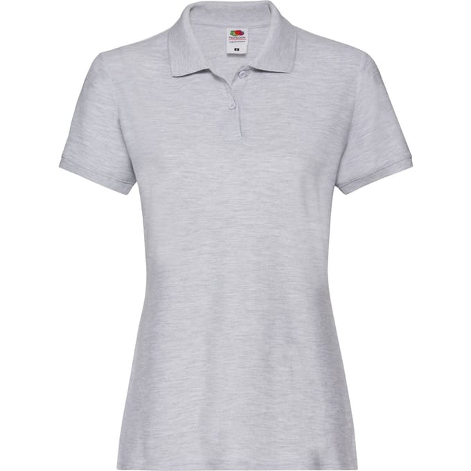 Fruit of the Loom Dames/dames Premium Poloshirt (Heide Grijs)