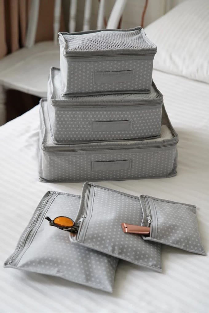 Packing Cubes - Koffer Organizer Set - Bagage Organizers - Backpack Organizer - Koffer Organisers - 6 Delig