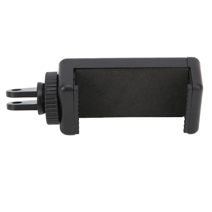 Universele monopod statiefadapter smartphonehouder met cold shoe voor live streaming black