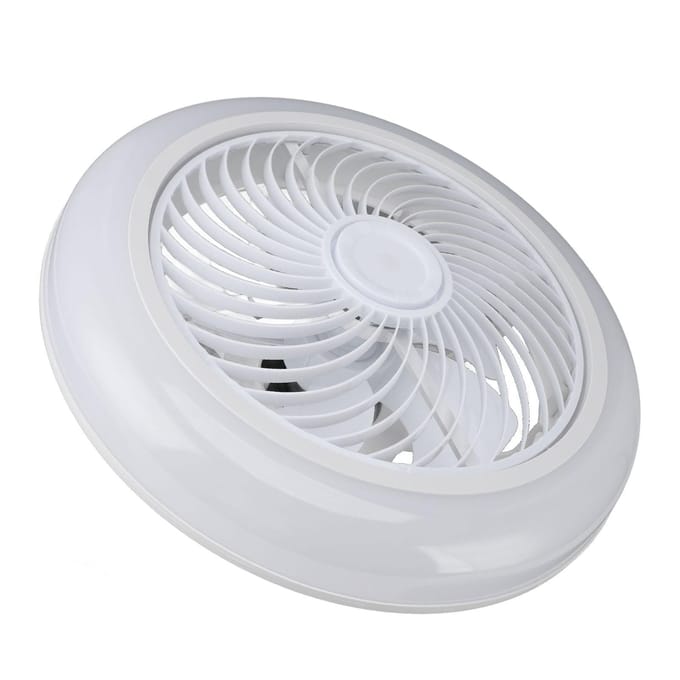 Plafondventilator met Verlichting 6 Snelheden 3000K tot 6000K Traploos Dimbaar Stille Moderne Plafondventilator met white
