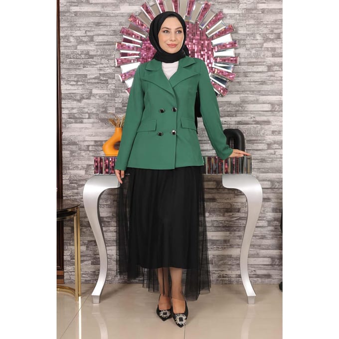 Tule Rok And Jasje Set, Smaragdgroen