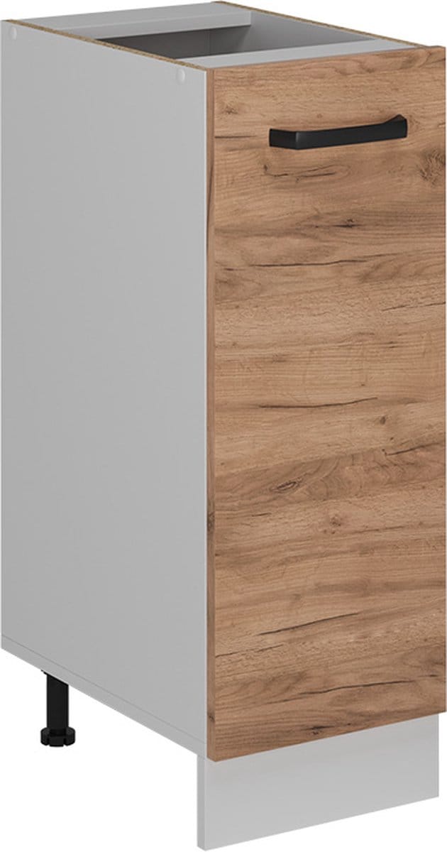 Vicco R-Line Apotheekkast – 30 cm WB Marmer Krachtige eik goud