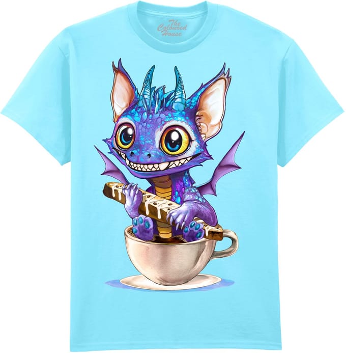 Draak Espresso Dragon The Coloured House T-shirt M