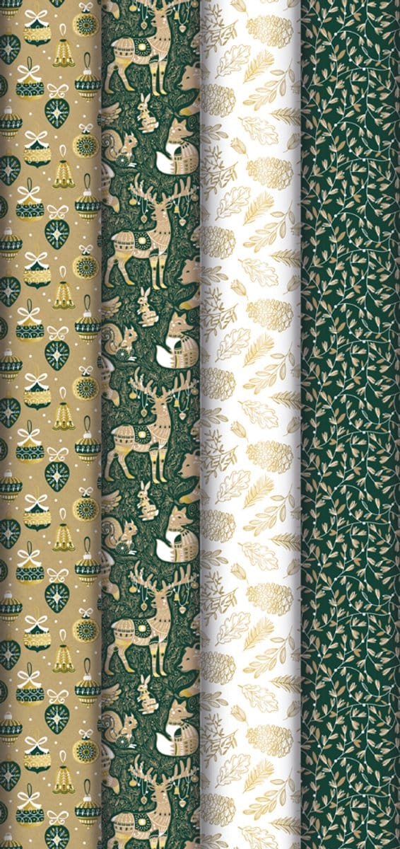 Clairefontaine Kerstinpakpapier 'Bos'