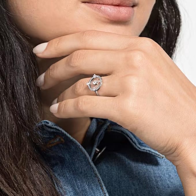 Swarovski North Rhodium plated Ringen Dames 5551798 White|52 white