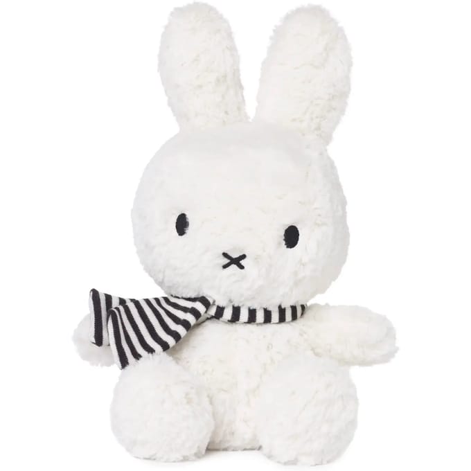 Nijntje zittend met Sjaal - Knuffel - 23 cm - Wit