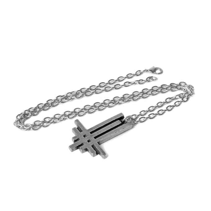 Behemoth Hanger - Cross - voor Vrouwen - zilverkleurig