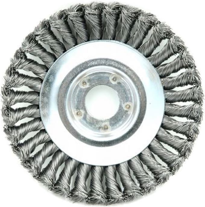 Staalborstel voor benzine, elektrische bosmaaier 152 x 25,4 mm