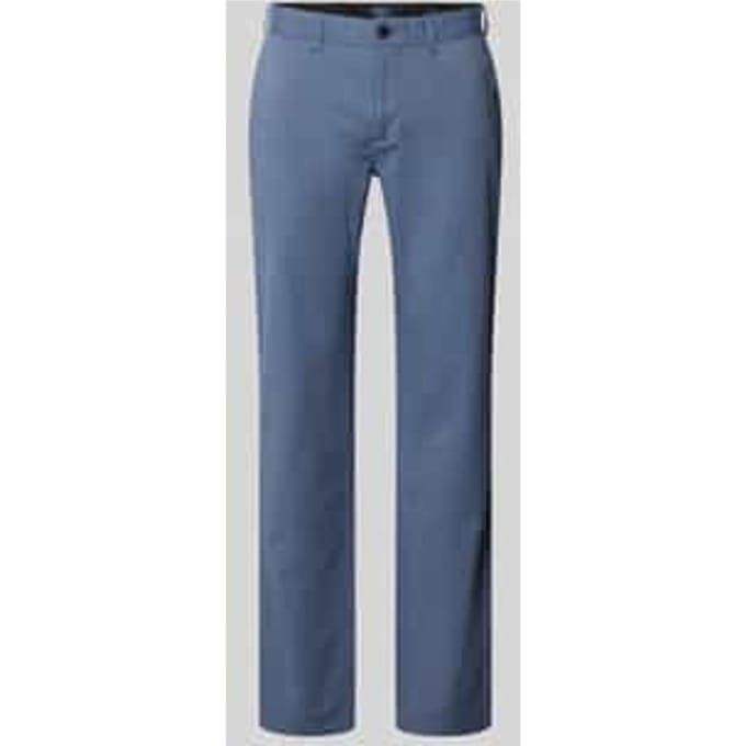 Klein motief broek met achterzakken