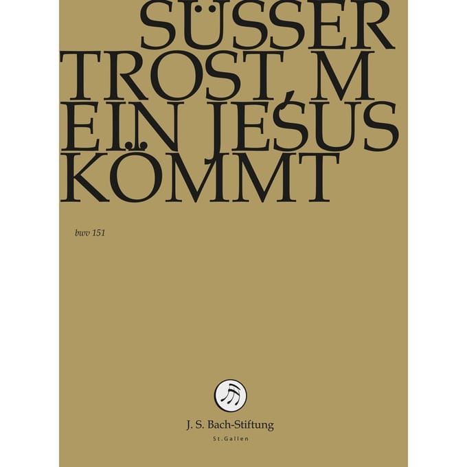 Chor & Orchester Der J.S. Bach-Stiftung, Rudolf Lutz - J.S. Bach: Susser Trost, Mein Jesus Komm (DVD)