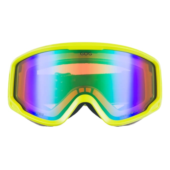 Gonzo UV400 Ski Snowboard Goggles met Antifog Spiegellens Hydrofobe Dubbele Lens