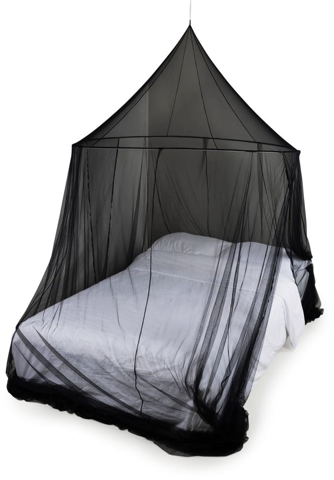 Deconet klamboe - Bangla Max XXL - Topring 150cm, Omtrek 14meter - Zwart - 2pers