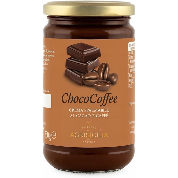 AGRISICILIA Crème Cacao et Café Cacao e Caffe 340g Directement d'Italie !