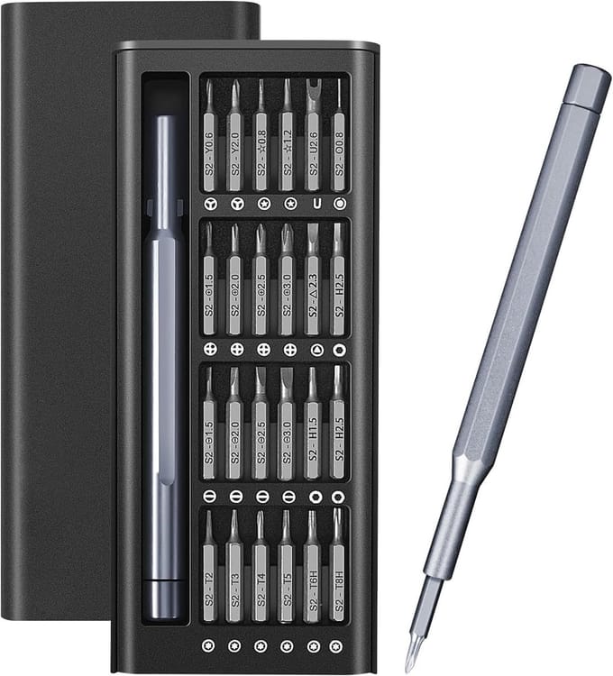 25-in-1 kleine precisieschroevendraaierset, professionele magnetische mini-reparatietools