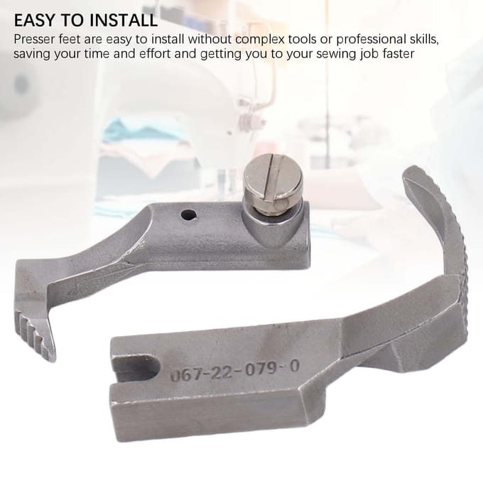 Enkele Linker Teen Voet Set Persvoet voor Durkopp Adler 267 269 Naaimachine Onderdelen Accessoires gray