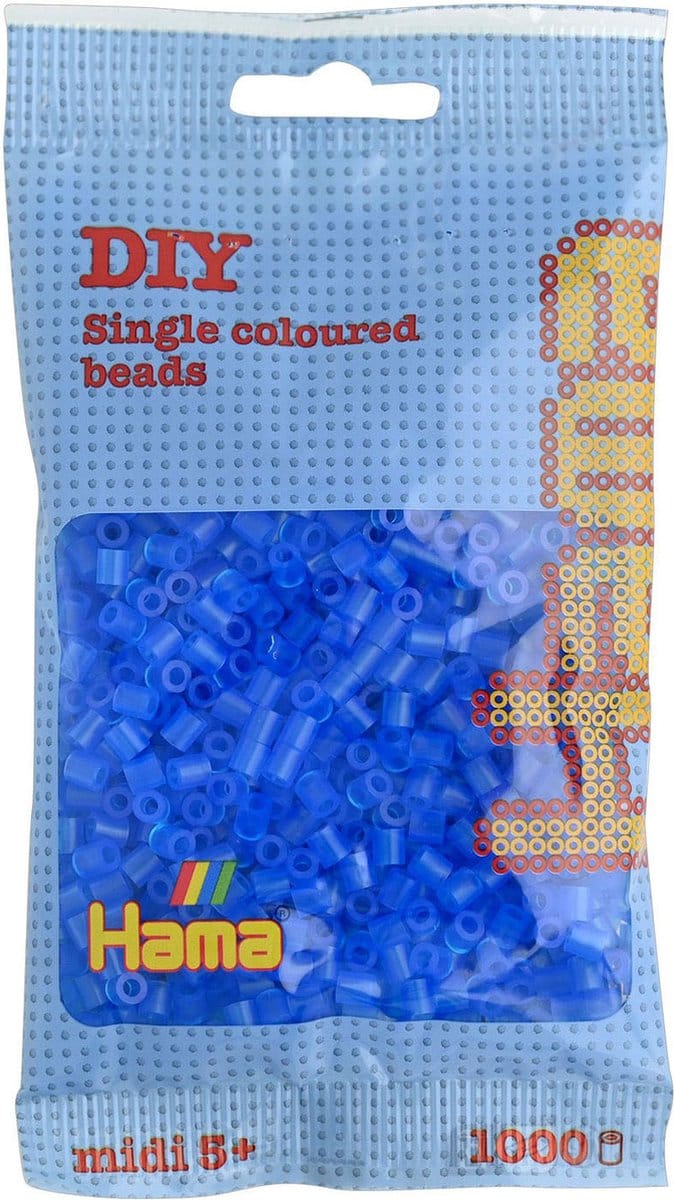 Strijkkralen 1000 Stuks Blauw Doorzichtig