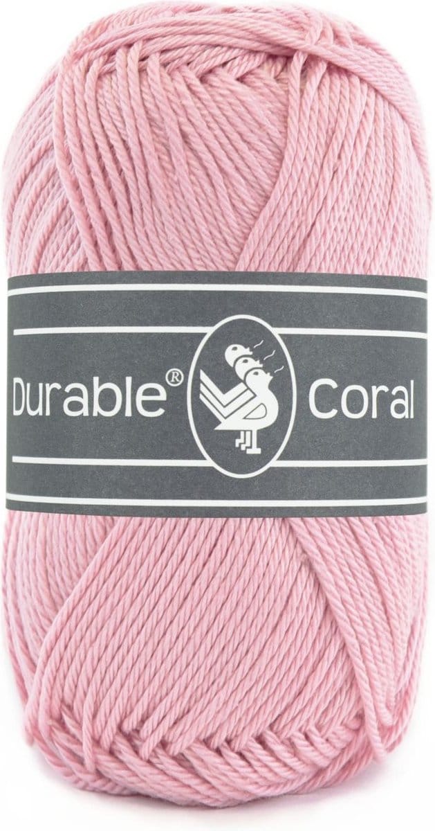 Durable Coral - 223 rose blush - Gemerceriseerd Katoen Garen