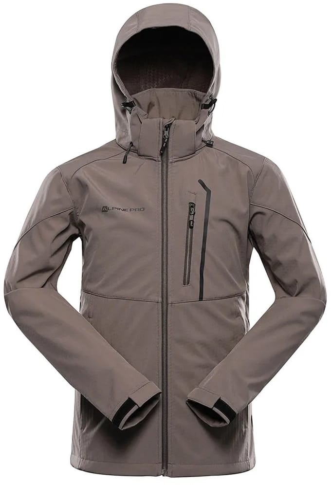 Alpine Pro Hoor 2 Softshelljack Bruin,Grijs S Man