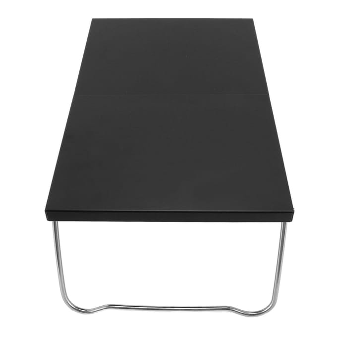 Table de camping pliante en acier inoxydable, mini table de plage portable, table d'appoint de camping pour l'extérieur gray