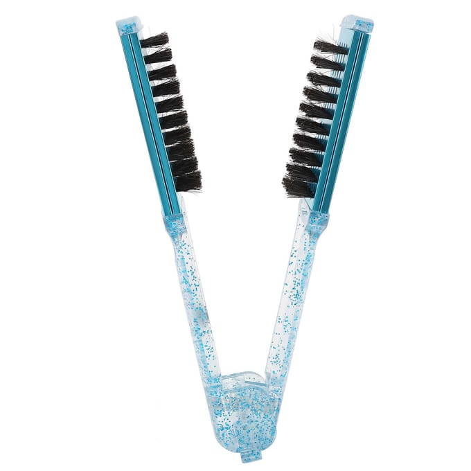 Stijltang Klem Borstel Exquise Dubbelzijdige Haarstijltang Kam Styling Tool black