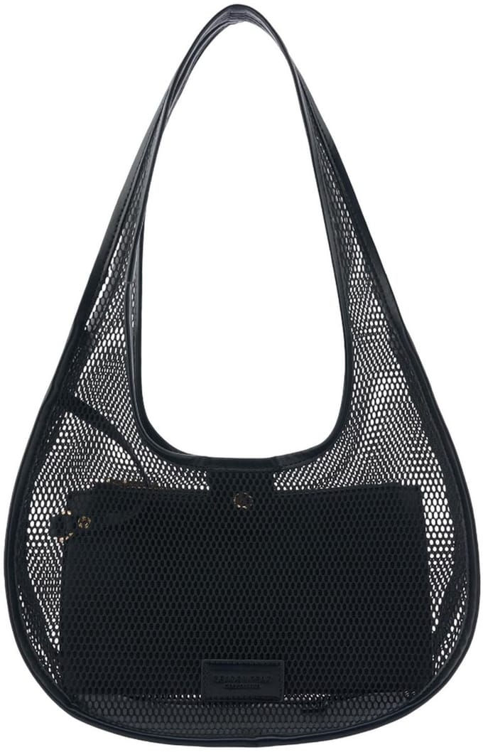 SEIDENFELT MANUFAKTUR schoudertas Halkia Round Shoulderbag Black zwart