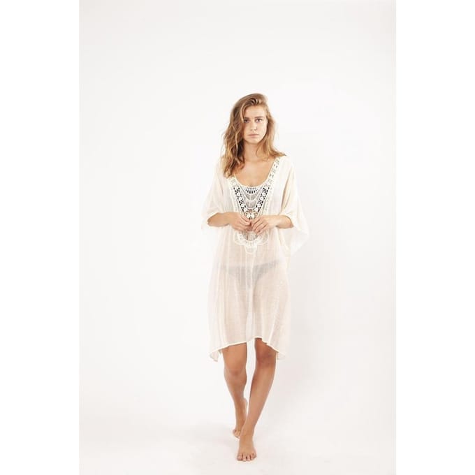 Barts - Maat One size - Limbe Kaftan - cream - Vrouwen