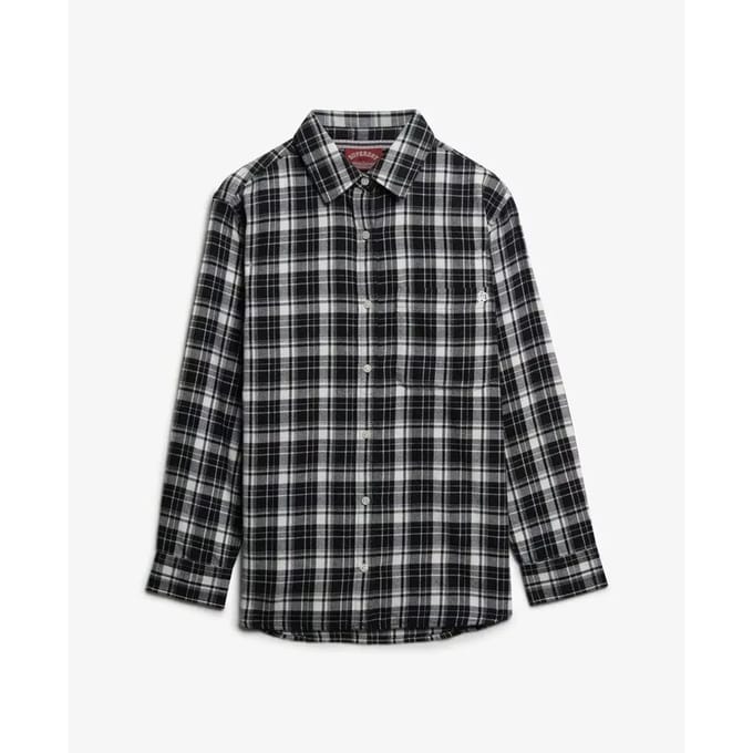 Superdry - Geruit flanellen boyfriend overhemd - Dames - Shirts