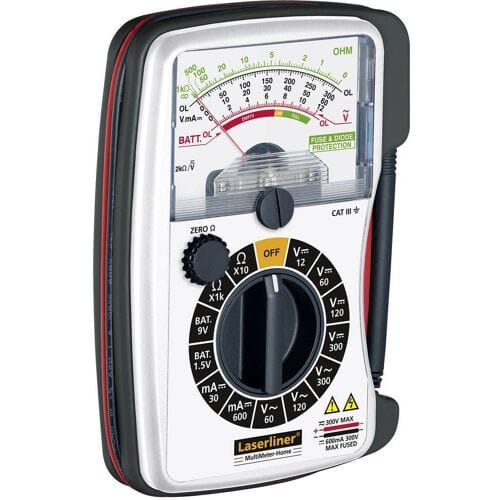 Laserliner MultiMeter-Home Multimeter - Analoog - AC/DC 300V & 600mA