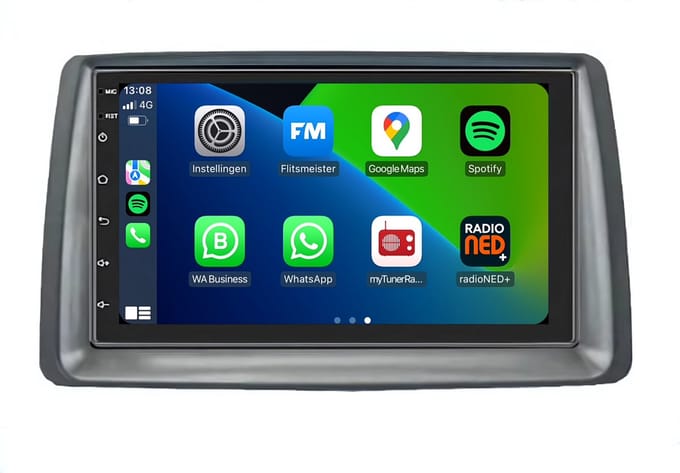Auto radio geschikt voor Fiat Panda | 2003, 2004, 2005, 2006, 2007, 2008, 2009, 2010, 2011, 2012 | Android 13 | Carplay & Android Auto | 7 INCH