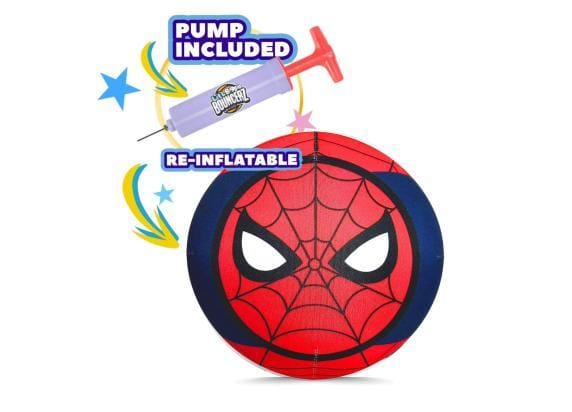 Spider-Man Little Biggie Bouncerz Spiderman Opblaasbare pluche bal 45cm