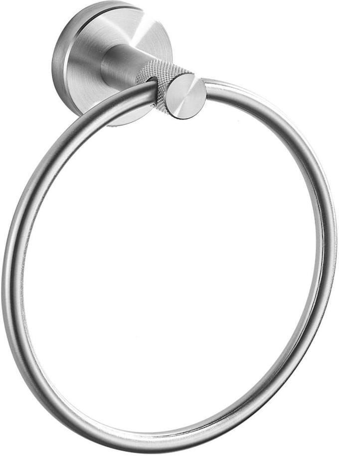 Rea Ring 6610 Modern - Handdoekhouder - Geborsteld Staal - 6,5X15,5X18Cm