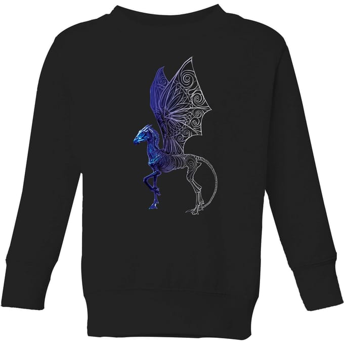 Fantastic Beasts Tribal Thestral kindertrui - Zwart - 146/152 (11-12 jaar)