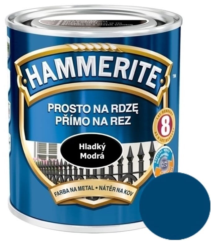 Hammerite Direct roest glad Glad 0,7l, Donkerrood