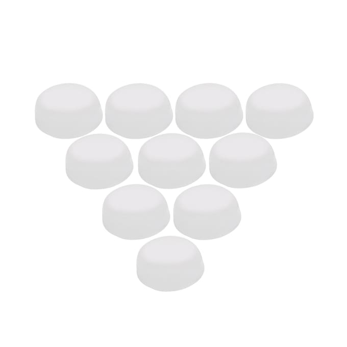 10 stuks Universele Fluit Siliconen Zachte Open Gat Pluggen Fluiten Reparatie Onderdelen Accessoire white