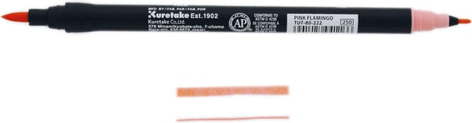ZIG Art & Graphic Twin Tip brush marker - Pink Flamingo