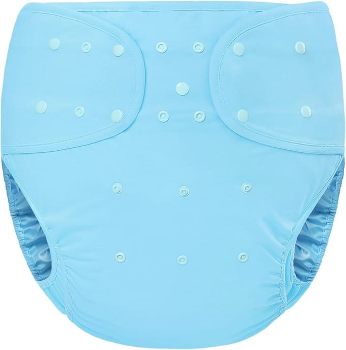 Wasbare Herbruikbare Waterdichte Comfortabele Luierhoes Volwassen One Size Donkerblauw