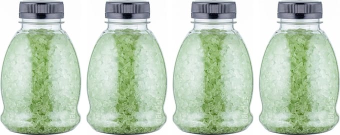 Claudius Badzout Eucalyptus - 375 gram - Fles met zwarte dop - Set van 4 stuks