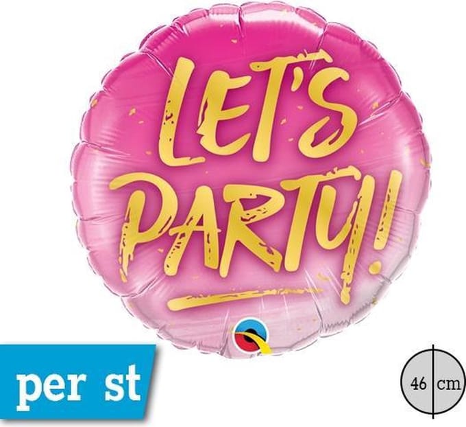 Folie ballon Let's Party!