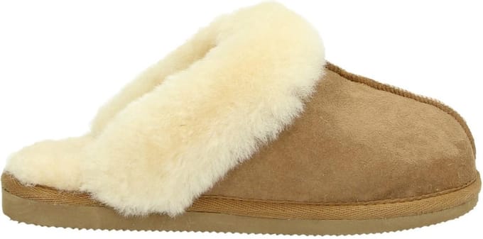 Shepherd Jessica Dames Pantoffels - Chestnut - Maat 41