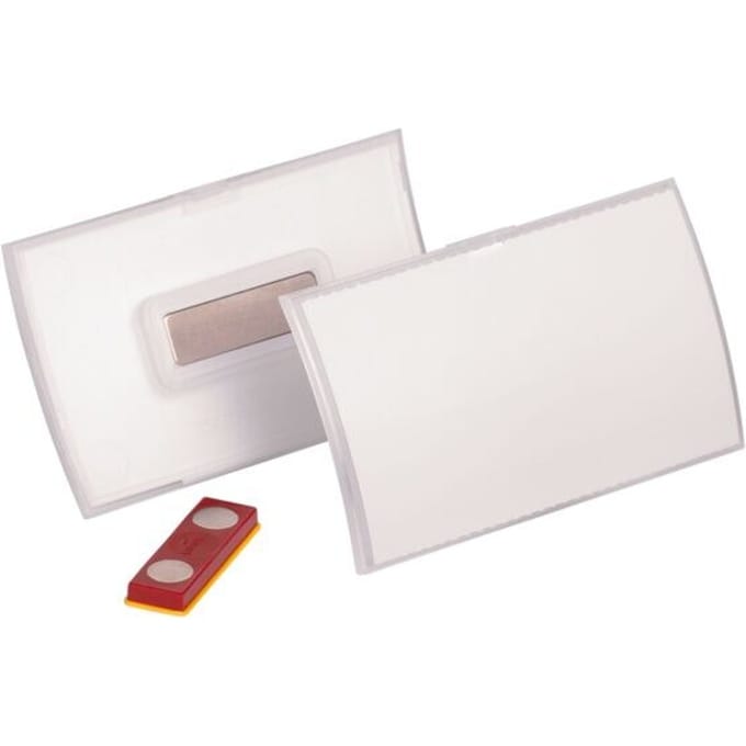Durable 826019 Naamplaatje CLICK FOLD (b x h) 90 mm x 54 mm magneet 10 stuk(s)