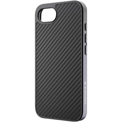 Black Rock Cover Robust Carbon für Apple iPhone 16e, Schwarz Cover Apple iPhone 16e, iPhone 17e Zwart